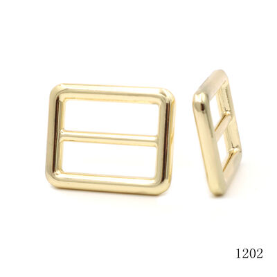 Heavy Duty Metal Tri Glide Buckle 25mm Round Square Slider Adjustable Buckle for bag