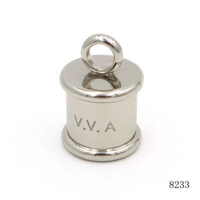 Custom Nickel Plated 37*19mm Metal Tassel Head for Bags and Handbags