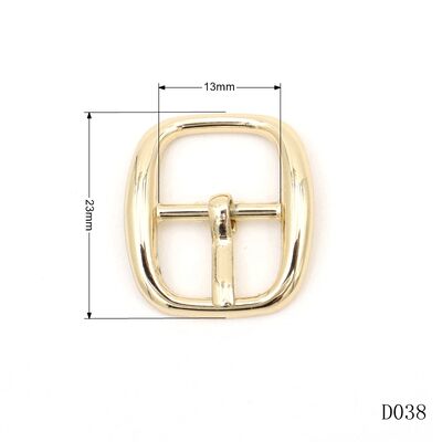 Shoes Buckle Wholesale 13mm Center Bar Pin Buckle Metal Adjustable Buckle 