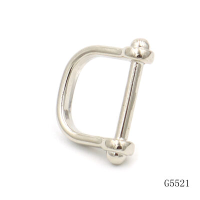 Mini Horseshoe Shape D ring 15mm Shiny Silver Strap Buckle for Bags or Purse Making