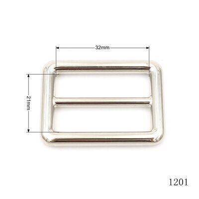 32mm Zinc alloy Adjustable Strap Buckle Classical Design Metal Slider for Bag