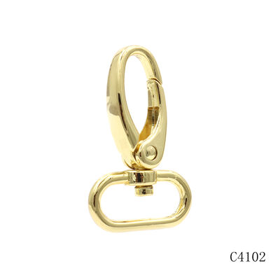 Bag Hardware Purse Metal Snap Hook 16mm Clip Metal Key Chain Clasp Carabiner Swivel Hook 