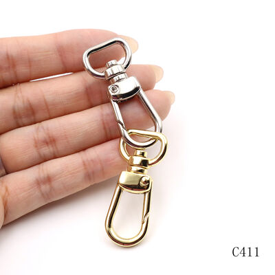 Nickel 13mm Metal Swivel Snap Hook Metal Clasp Snap Hooks For Handbag 