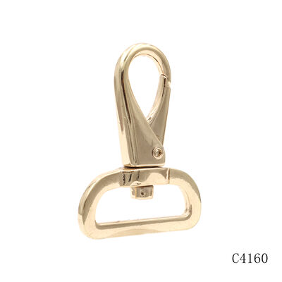 Wholesale Gold Swivel Snap Hook Clips for Bags Metal Carabiner Clasp Hardware Supplier