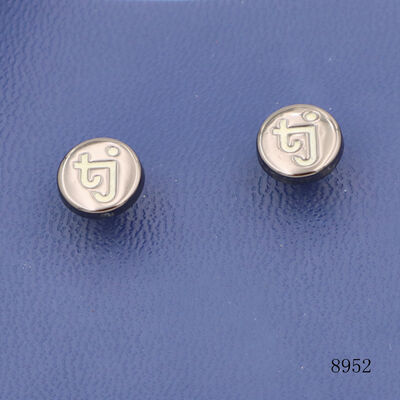 Bag Leather Metal Logo Rivet Quality Custom Logo Rivet Stud Doulbe Cap Rivet for Garment Hat 