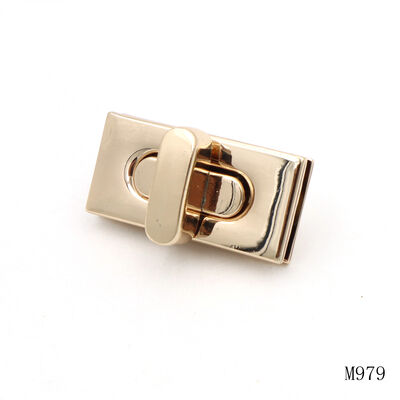Bag Accessories Metal Lock Closure Quality Zinc Alloy Metal Turn Lock Twist Lock for Handbag Purse