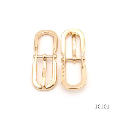 Top Quality Gold Pin Buckle Custom Logo Engraved Pin Buckle For Handbags Hardware Accessories