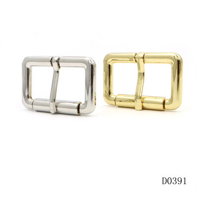 Quality Silver & Gold Metal Roller Pin Buckle Bag Belt Buckle Hardware