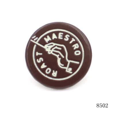 15mm Round Shape Zinc Alloy Metal Bag Plate Custom Metal Purse Logo Plate with Brand Text