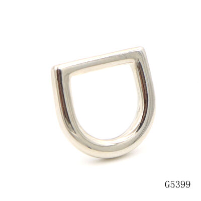 12mm Heavy Duty Zinc Alloy Die Cast Metal D Ring Hardware for Bag
