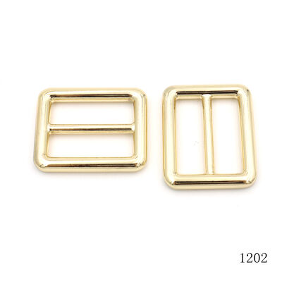 Heavy Duty Metal Tri Glide Buckle 25mm Round Square Slider Adjustable Buckle for bag