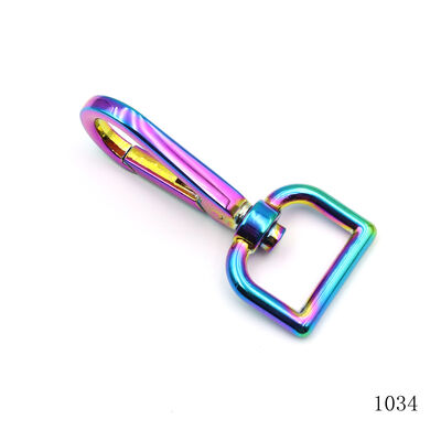 10mm Swivel Snap Hook Mirror Finish Keychain Snap Hook Corrosion Resistant
