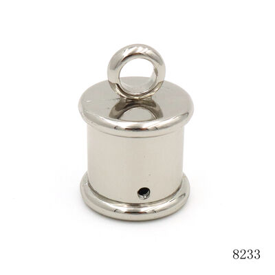 Custom Nickel Plated 37*19mm Metal Tassel Head for Bags and Handbags