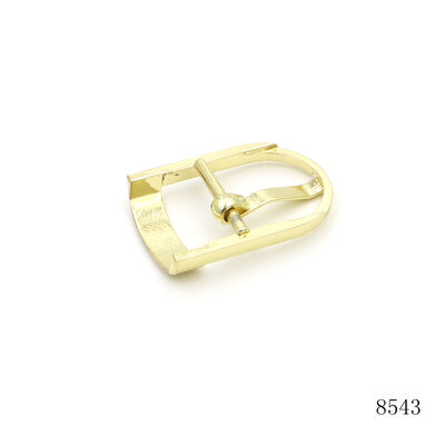 19mm Gold Plated Zinc Alloy Metal Pin Buckle with Mirror Finish for Bags and Accessories