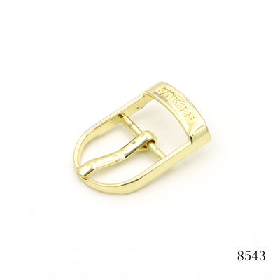 19mm Gold Plated Zinc Alloy Metal Pin Buckle with Mirror Finish for Bags and Accessories