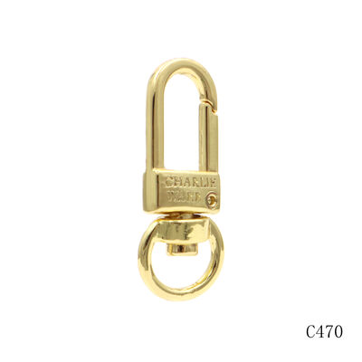 Small Swivel Snap Hook Flat Key Chain Snap Hook 35mm For Key Ring