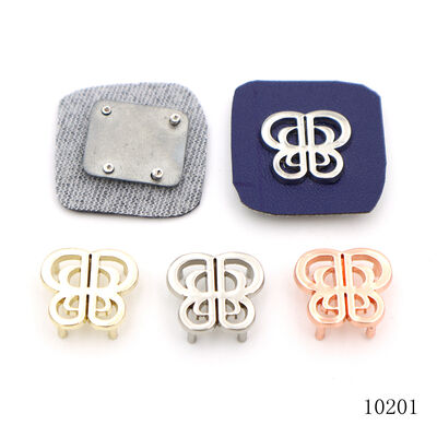 Customized Metal Bag Tags Corrosion Resistant Small Butterfly Charm