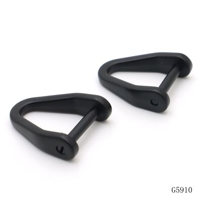 Matte Detachable D Ring Black Screw D Rings OEM ODM For Handbag