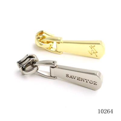 OEM ODM Metal Zipper Puller #5 Bag Zip Puller With Engraved Logo
