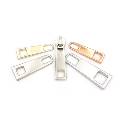 Nickel Silver Zipper Pull OEM ODM Zipper Puller Tag Attachments