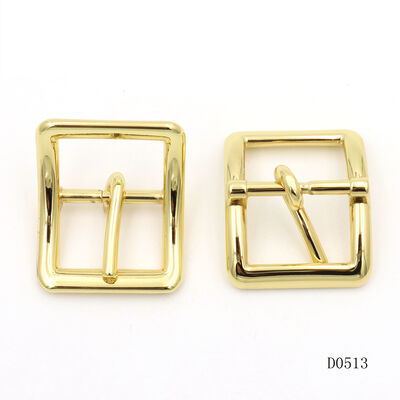 Zinc Alloy Metal Pin Buckle 20mm Heavy Duty Buckle Gold Curved