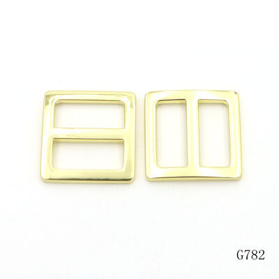 19mm Webbing Adjustment Buckle OEM ODM Tri Glide Buckles For Lady Handbag