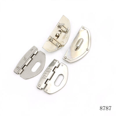 OEM ODM Metal Lock Latch Shiny Metal Bag Closures For Luggage And Handbags
