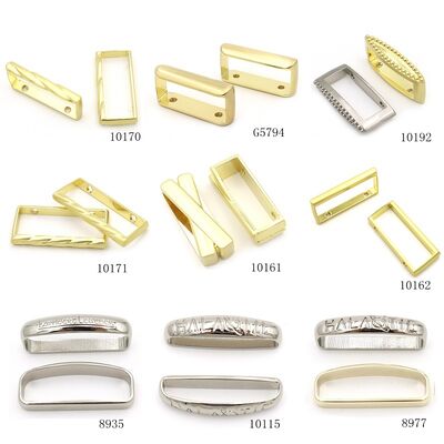 40mm D Shape Belt Keeper | Custom Engraving Logo Belt Loop Slider