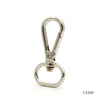 20mm Swivel Snap Hook Shiny Swivel Eye Hooks Silver For Handbag Straps