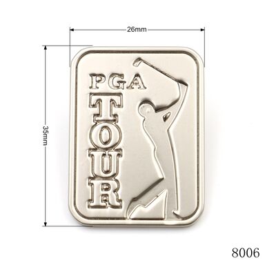 Rectangle Matte Silver Plating Metal Logo Label Plate Custom Engraved Name Plate for Bags
