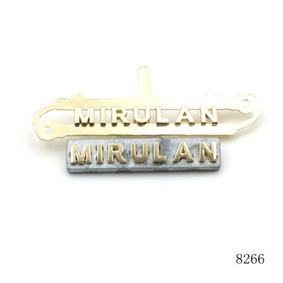 Quality Bag Hardware Metal Letter Logo Plate Custom Metal Separate Letter Logo for Lady Handbag