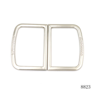 46mm Leather Bag Hardware Strap Buckle Custom Engraved Logo Metal D Ring for Pet Collar