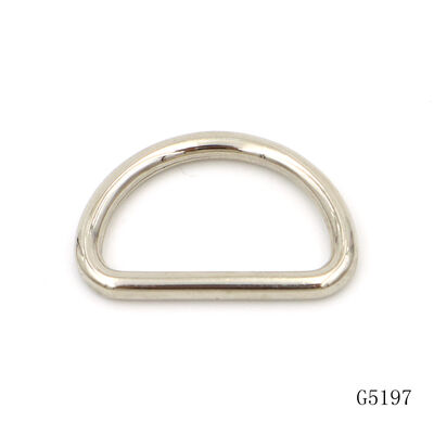 Zinc Alloy Bag Hardware D Buckle 24mm Collar Strap Metal D Ring
