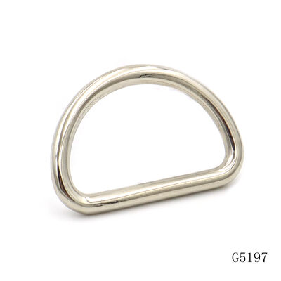Zinc Alloy Bag Hardware D Buckle 24mm Collar Strap Metal D Ring