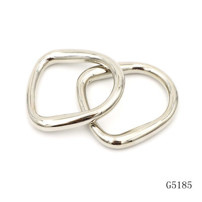 Unique Design Custom Window Shape Metal D Ring 35.5mm Heavy Duty Bag Metal Buckle Hardware