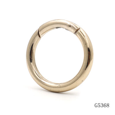 42.3mm Outer Diameter Spring Ring Clasp Gold Plated Metal O Ring for Bags or Key Chains Accessories