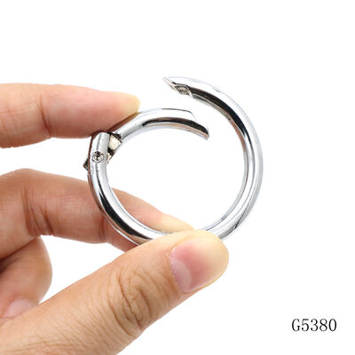 38mm Spring Carabiner Round Circle Spring Ring For Handbag Hardware Accessories