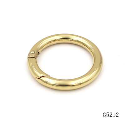 Quality Metal O Ring Key Chain Ring 40mm O Spring Ring Bag Hardware Metal Circle Ring