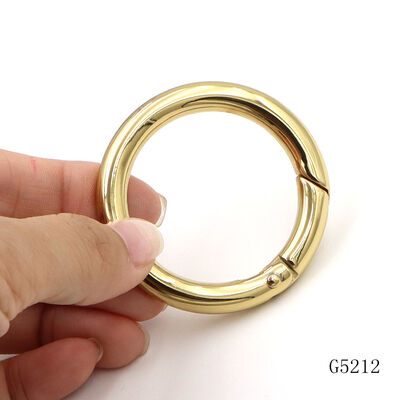 Quality Metal O Ring Key Chain Ring 40mm O Spring Ring Bag Hardware Metal Circle Ring
