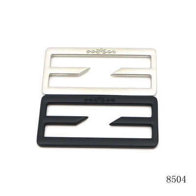 50mm Matte Black Tri Glide Buckle Center Bar Break Custom Engrave Logo