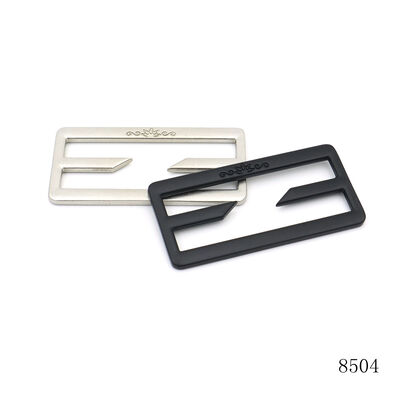 50mm Matte Black Tri Glide Buckle Center Bar Break Custom Engrave Logo