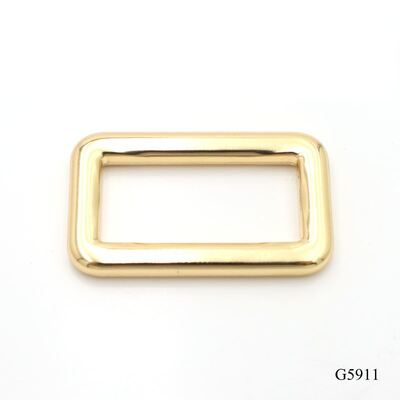 Bag Accessories Metal Square Buckle Quality Zinc Alloy Die Casting Frame Buckle Strap Adjuster Slider Loop Buckle