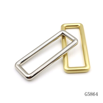 Bag Accessories 51mm Bag Slider Buckle Metal Square Buckle Zinc Alloy Die Casting Frame Buckle Strap Adjuster 