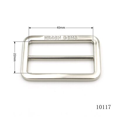 Quality Bag Strap Buckle 40mm Webbing Adjusted Buckle Custom Metal Triglide Slide Buckle for Bags