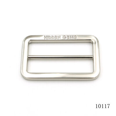 Quality Bag Strap Buckle 40mm Webbing Adjusted Buckle Custom Metal Triglide Slide Buckle for Bags