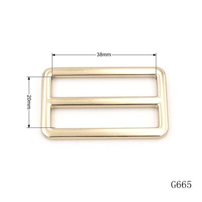 Bag Accessories Metal Tri-glide Sliders Premium 38mm Strap Adjusters Buckle