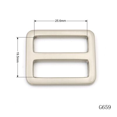 Quality Standard 1" Inch Metal Tri-glide Slider Buckle 25.6mm Strap Adjusters for Dog Collar Bag Accessories 
