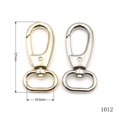 3/4"Inch Metal Swivel Hook Buckle Metal Spring Snap Hook For Leather Handbag Bag Strap Hardware Fitting