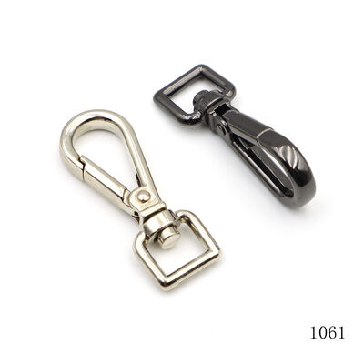 10mm Gun Metal Nickel Swivel Snap Hook Swivel Bag Snap Hook For Handbag Hardware Accessories
