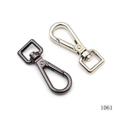 10mm Gun Metal Nickel Swivel Snap Hook Swivel Bag Snap Hook For Handbag Hardware Accessories